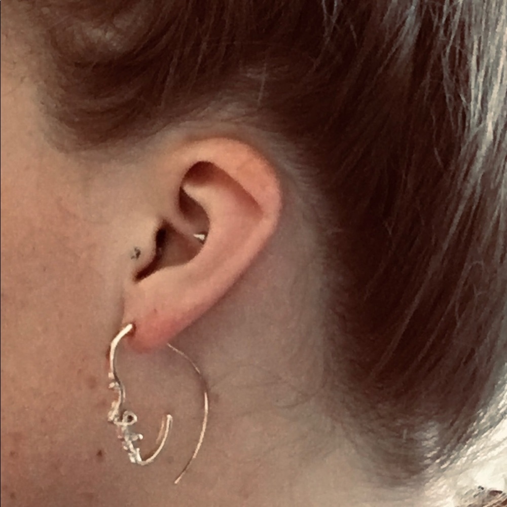 Gold Artsy Earrings